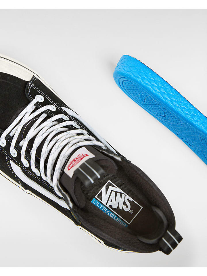 Vans Leder-Sneakers in Schwarz günstig kaufen