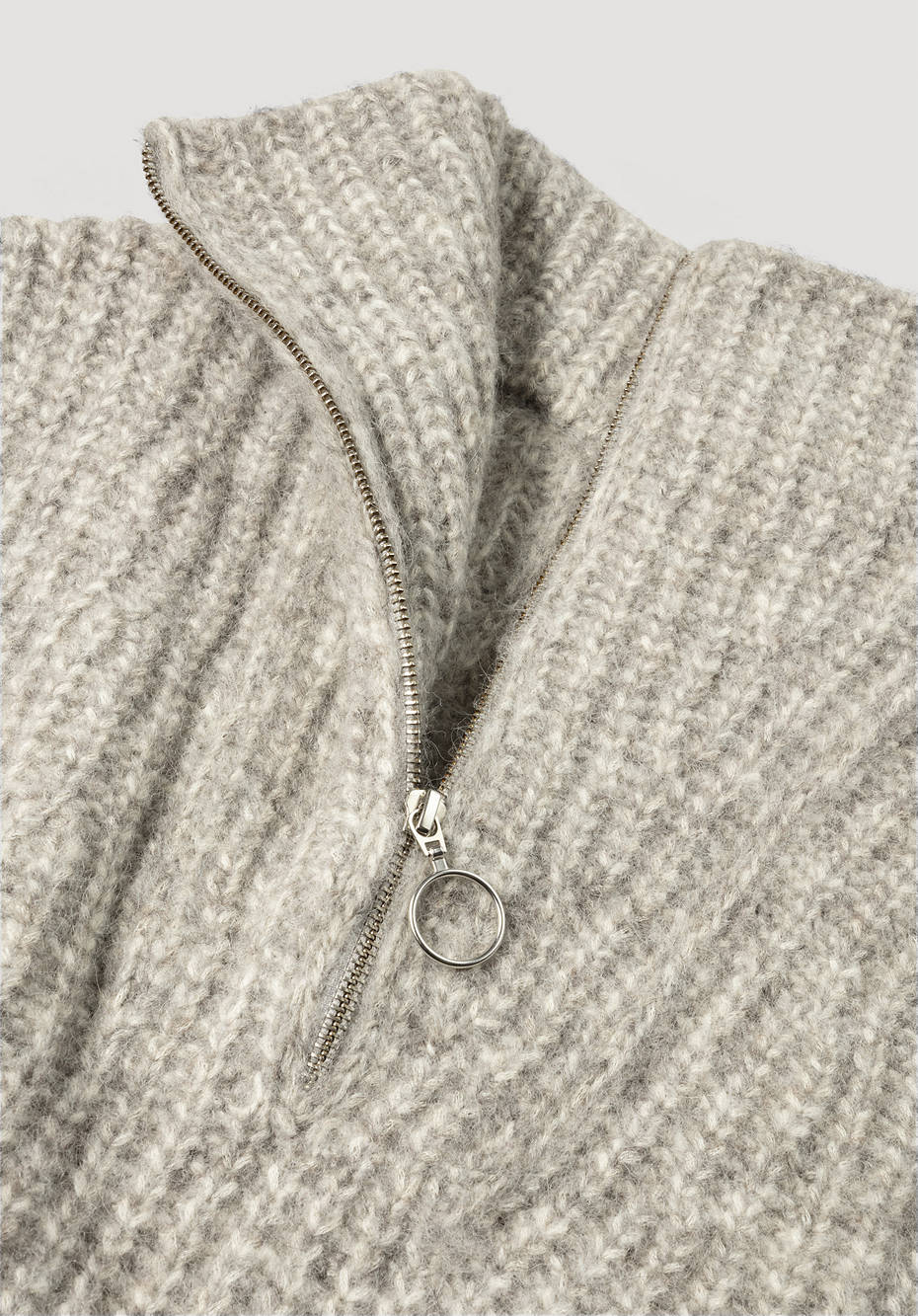 Pullover aus Alpaka mit Bio-Pima-Baumwolle