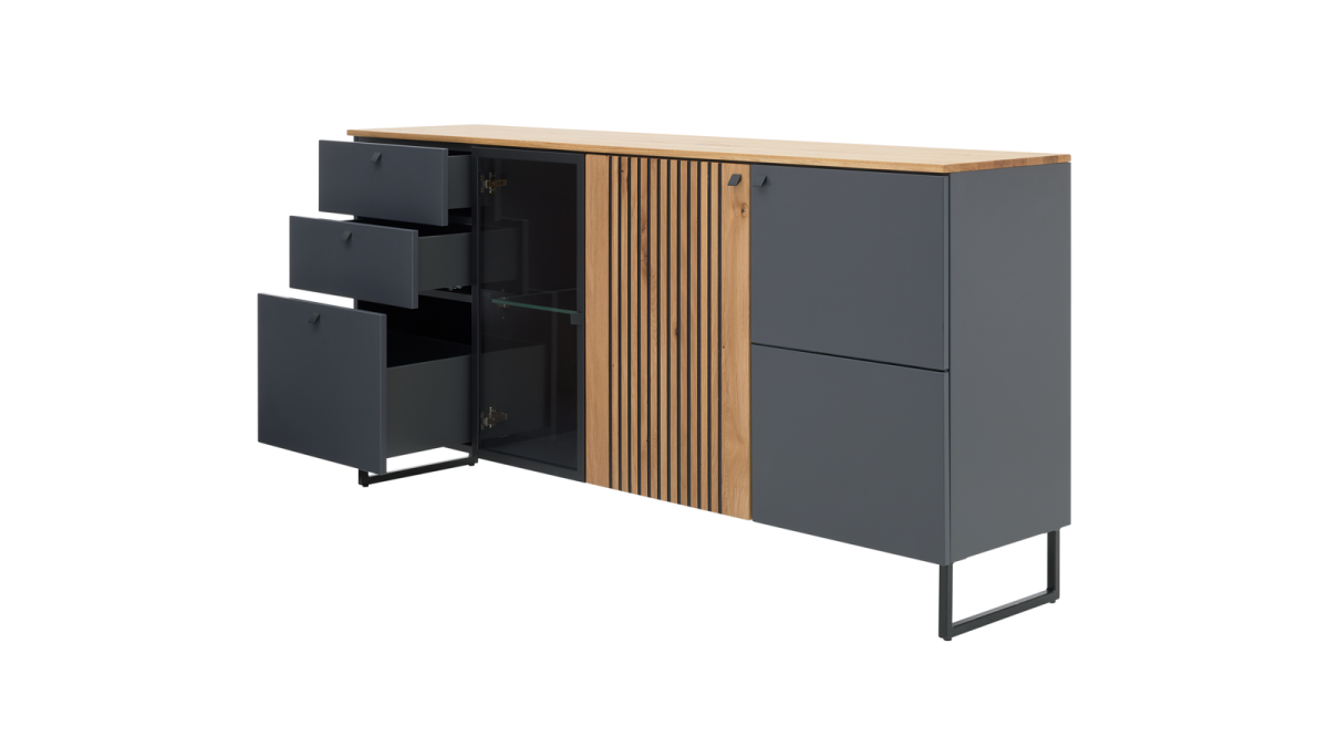 Interliving Sideboard Quarzgrau