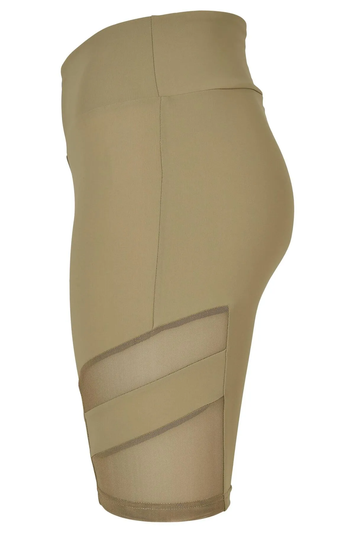 Urban Classics  Kurze Sporthose - Khaki - Hoher Bund