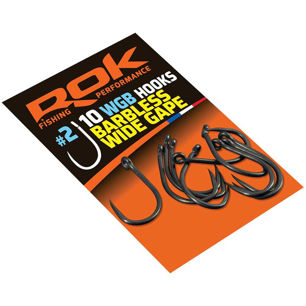 Rok Haken mit großem Hakenbogen, widerhakenlos – 10er-Packung