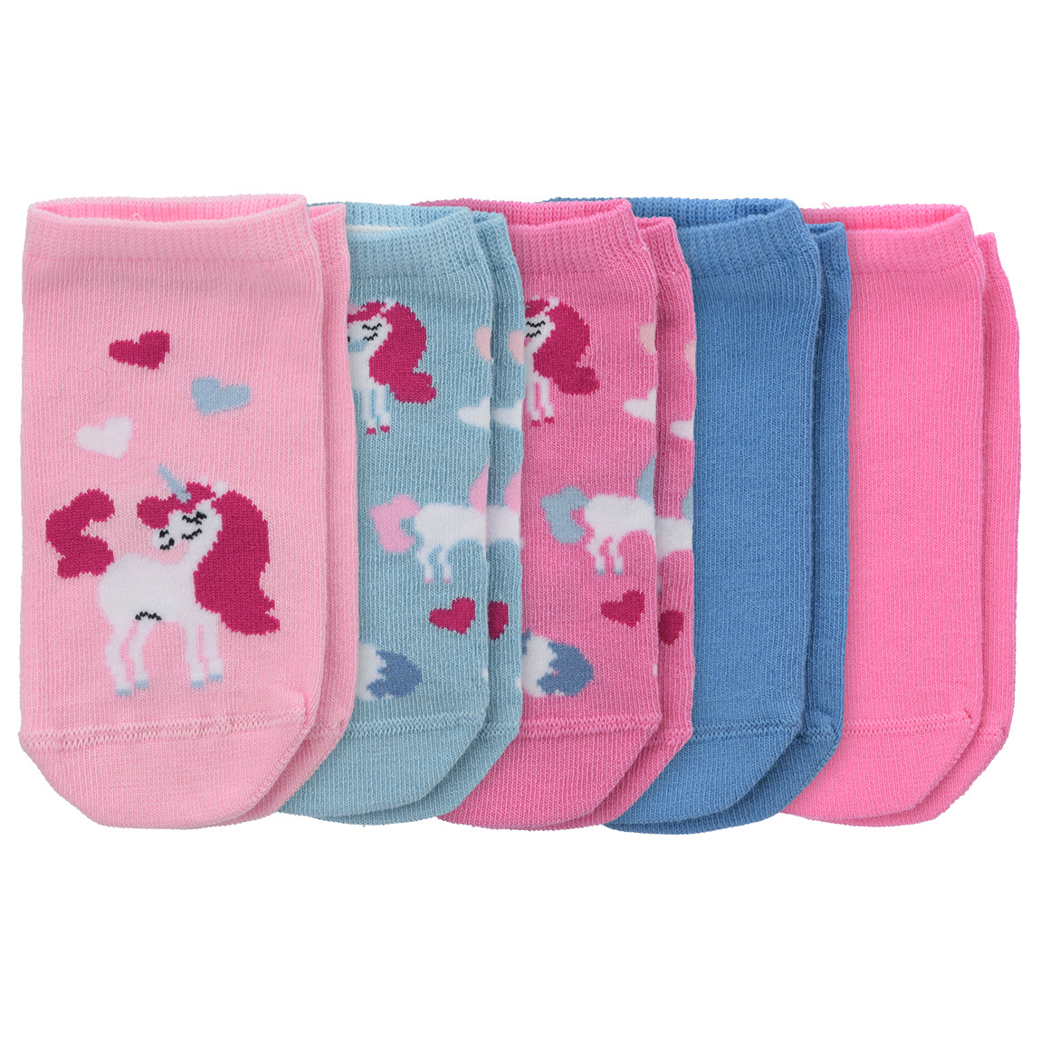 5 Paar Mädchen Sneaker-Socken im Set