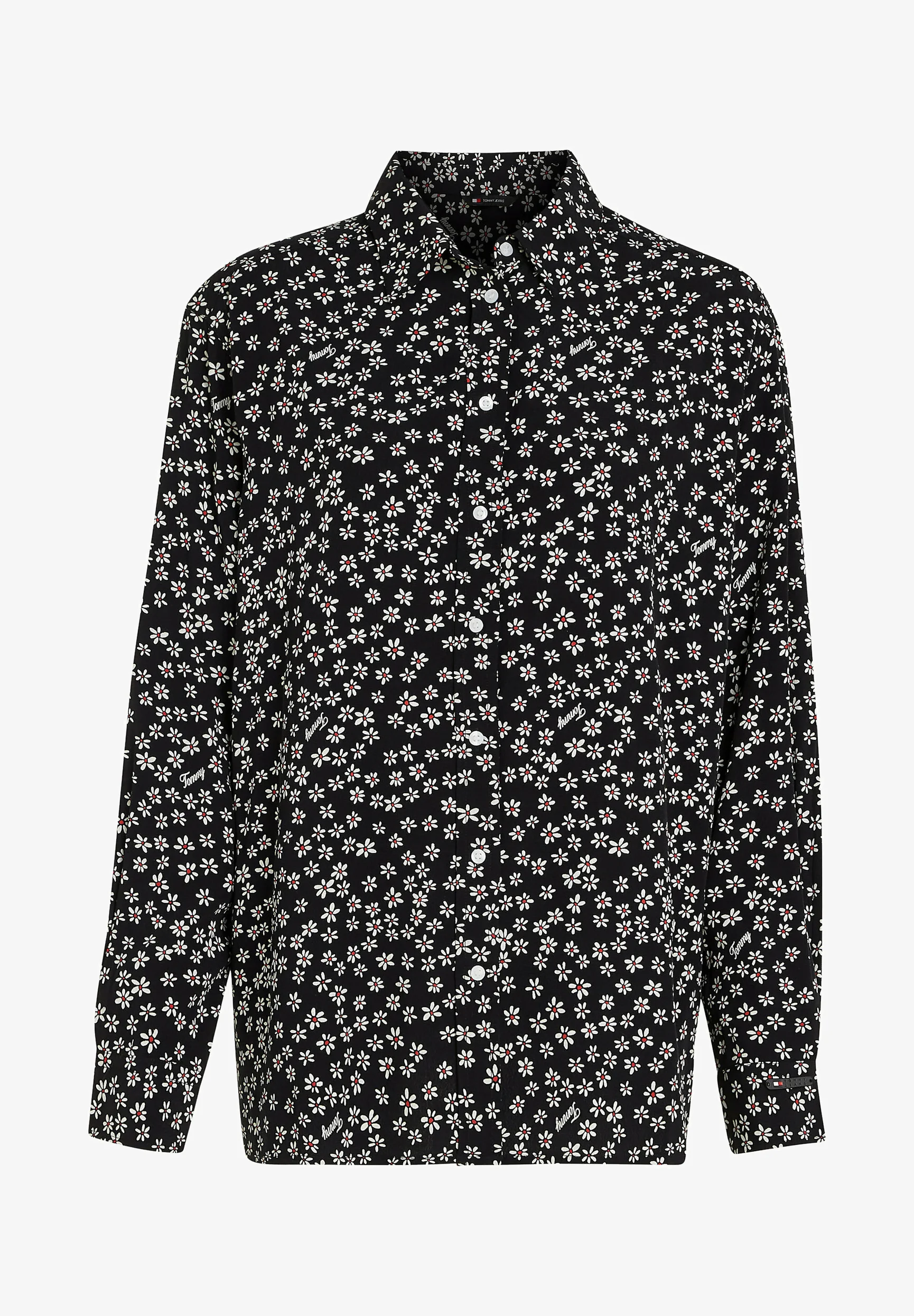 Camisa Tommy Jeans con estampado floral DITSY de corte boyfriend