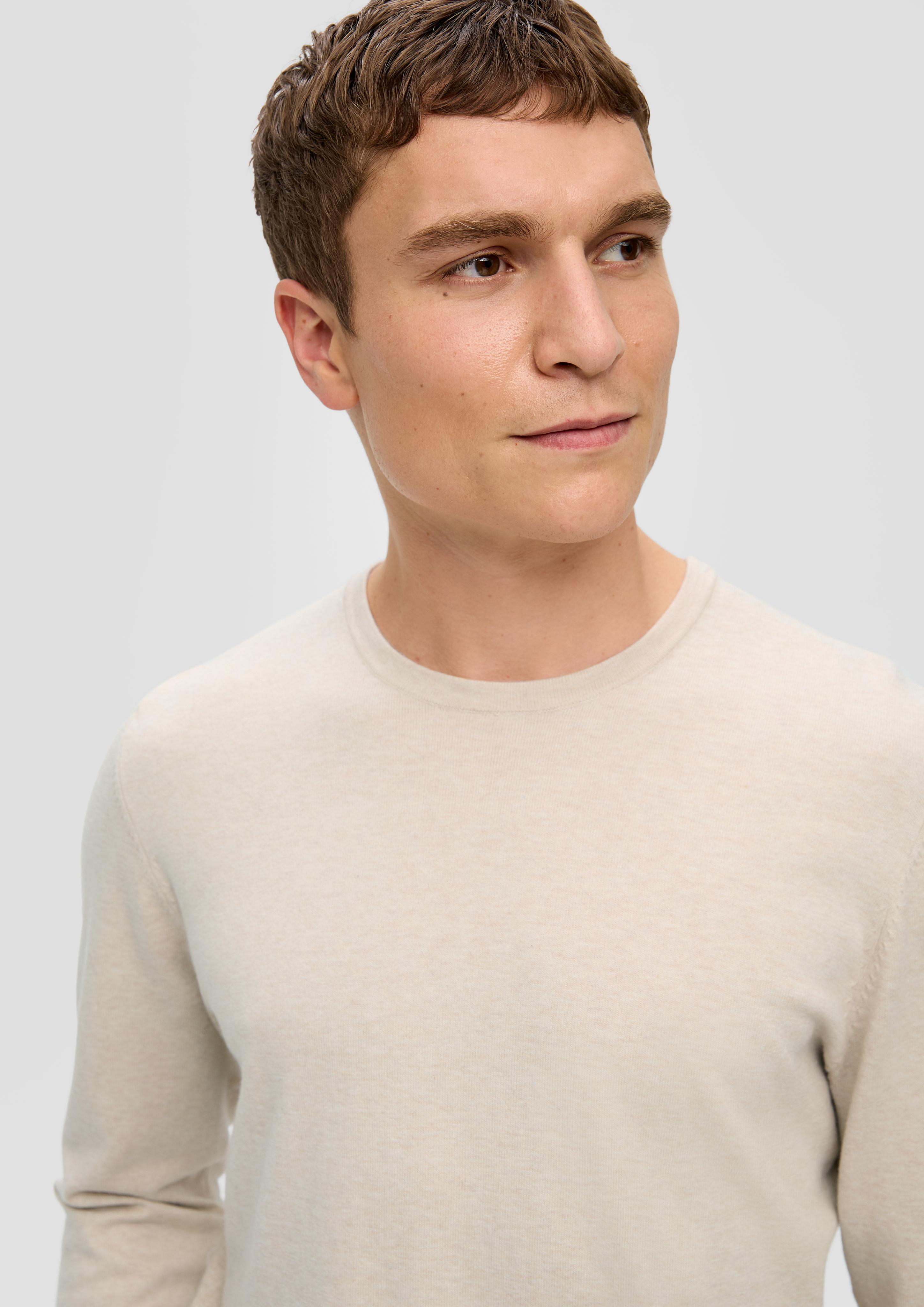 Strickpullover mit Crew Neck  2143065-81W0