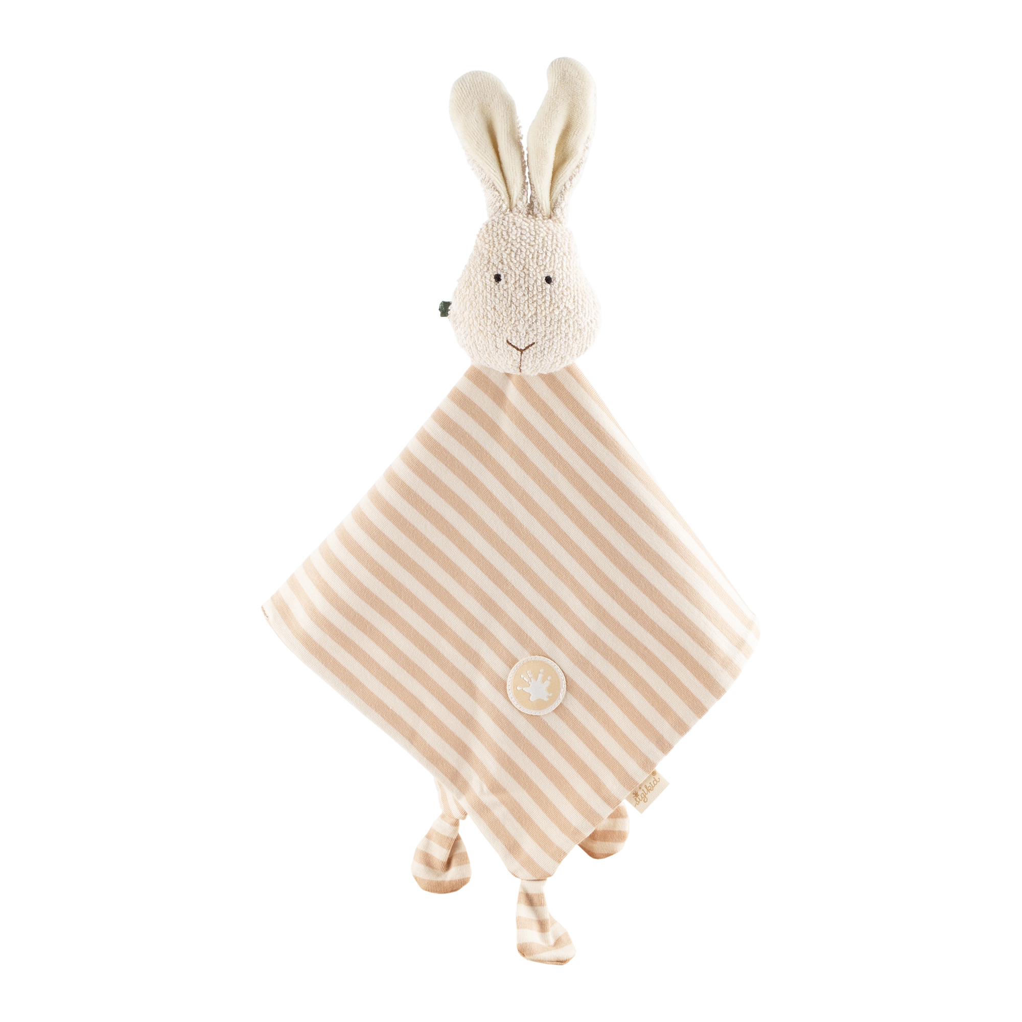 Baby Schnuffeltuch Hase, ecru