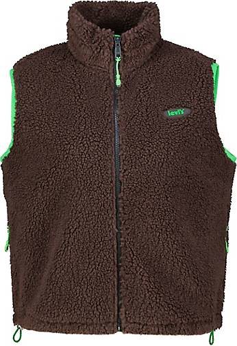 Levi's Damen Sherpa Weste SUPER FLUSS SHERPA VEST MOLE