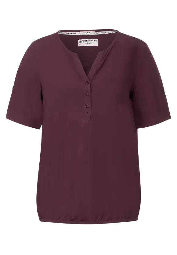 CECIL Unifarbene Basic Bluse