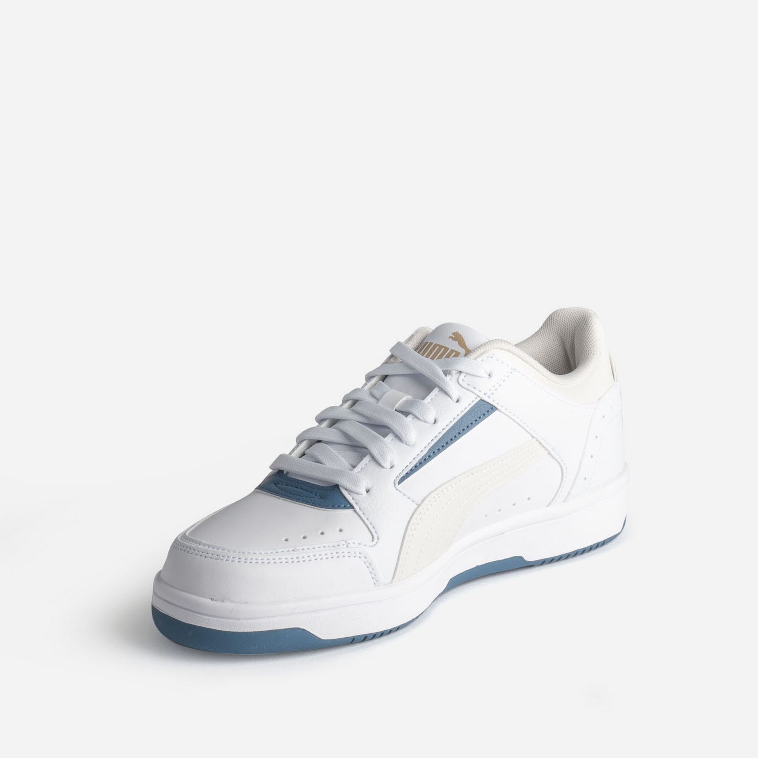 Tennis PUMA blanche détails bleus