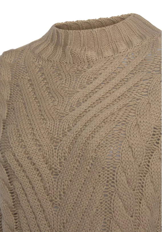 Stehkragenpullover