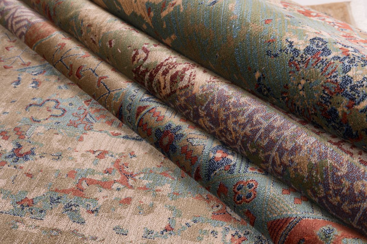 Webteppich Lapis-Collection Beige-Green 160 x 230 cm