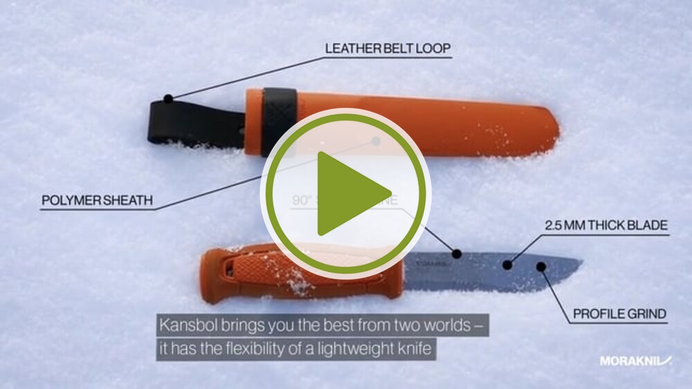 Morakniv Messer Kansbol Multi Mount Burnt Orange