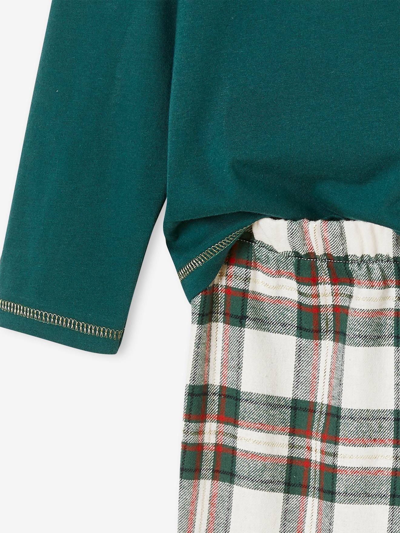 Coffret Noël pyjama + chaussettes fille vert sapin