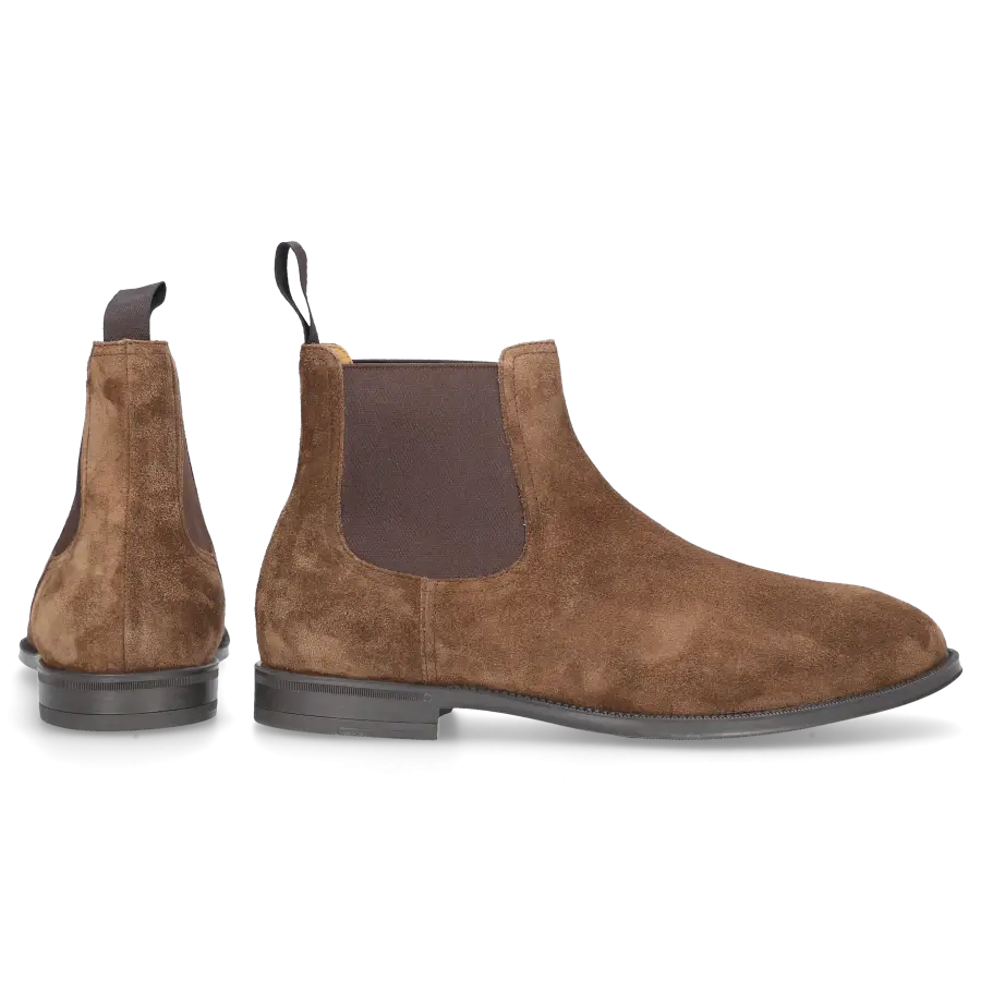 Henderson - Chelsea Boots 82502 Veloursleder - braun