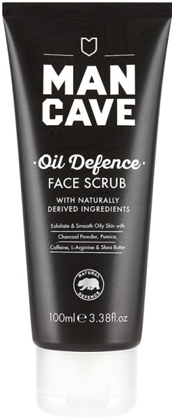 Man Cave Oil Defense Face Scrub Gesichtspeeling