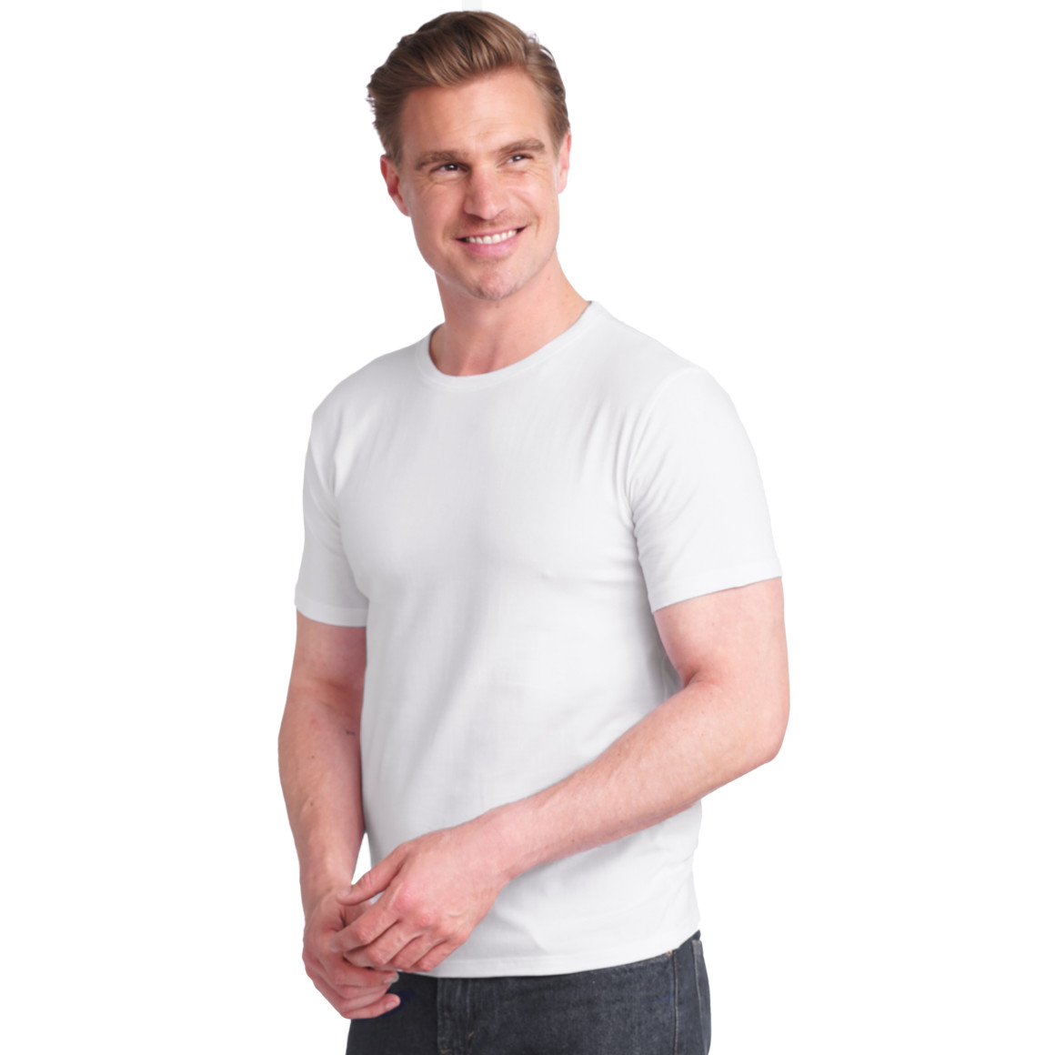 Herren T-Shirt mit Rundhalsausschnitt
