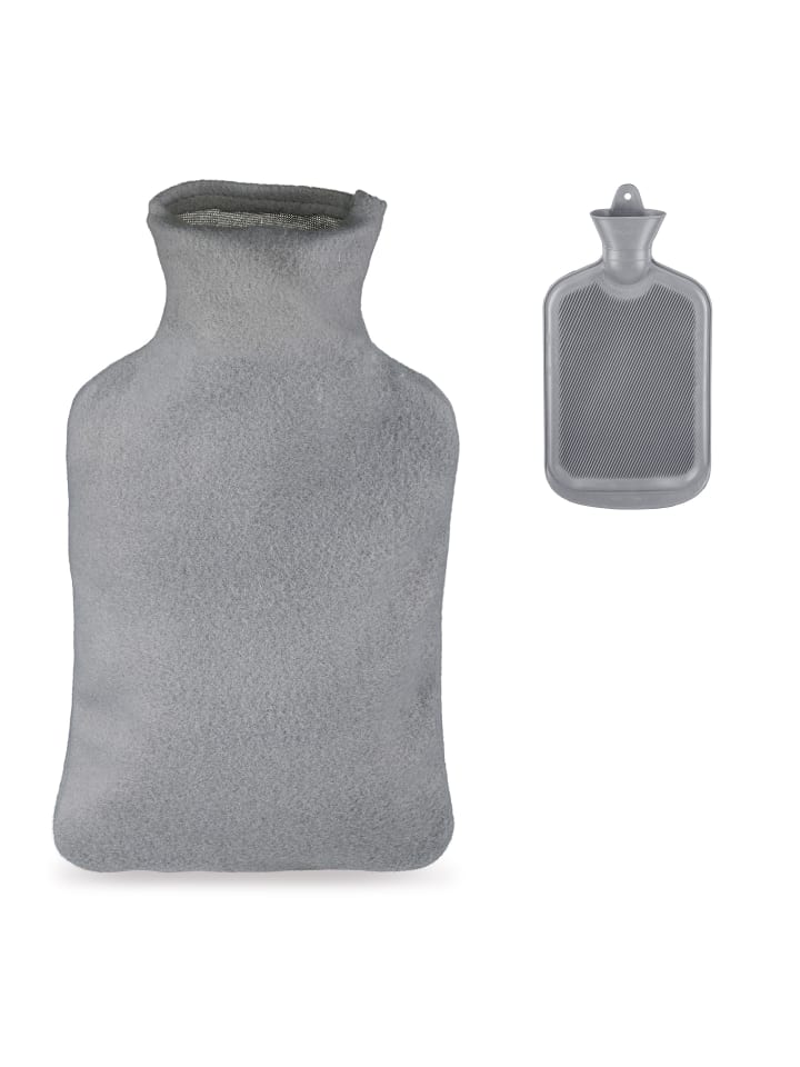 relaxdays Wärmflasche in Grau - 1,5l günstig kaufen onesize