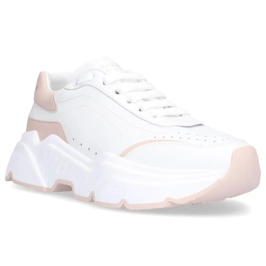 Dolce & Gabbana - Sneaker low DAYMASTER Kalbsleder - weiß