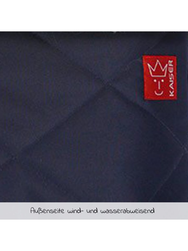 Kaiser Lammfell-Fußsack Natura - Marine in blau günstig kaufen onesize
