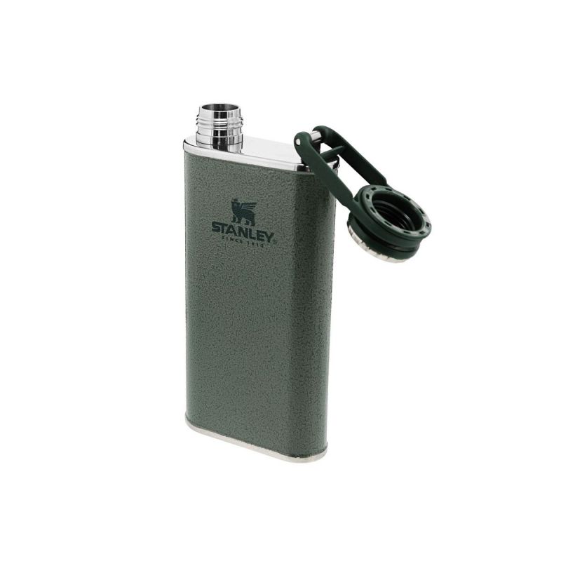 Taschenflasche, Stanley Classic Easy-Fill Wide Mouth Flask 8oz \/ 230ml Hammertone Green