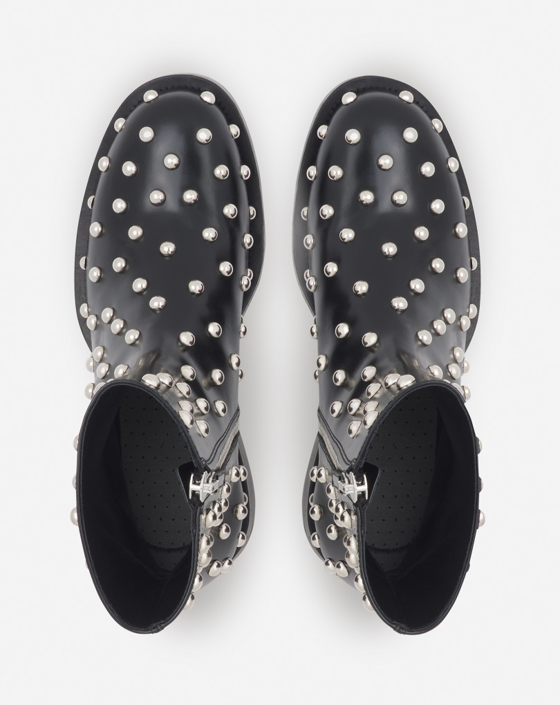 BOTTINES MEDLEY EN CUIR AVEC STUDS
