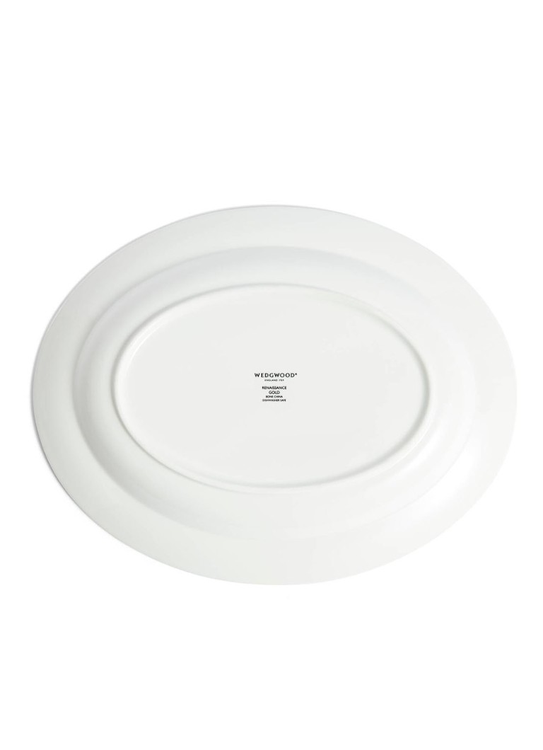 Tavă ovală Wedgwood Renaissance aurie, 28 cm