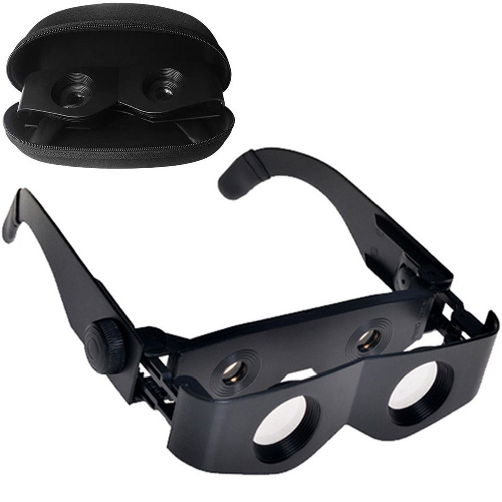 Jormftte Teleskop Vergrößerungsbrille,Fernsicht,TV-Brille, Angemessen und komfortabel