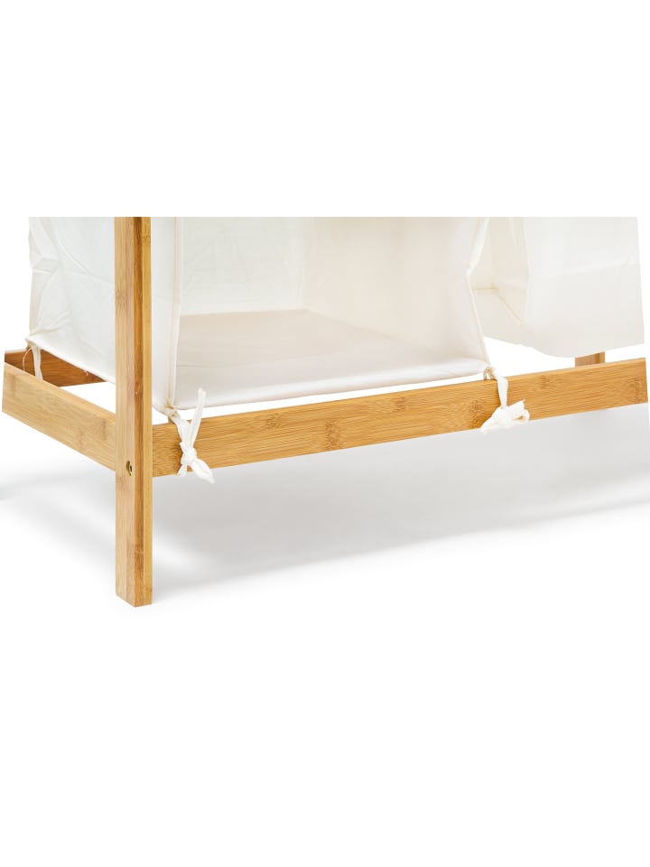 relaxdays Wäschesammler in Natur - (B)69,5 x (H)77 x (T)36 cm günstig kaufen onesize