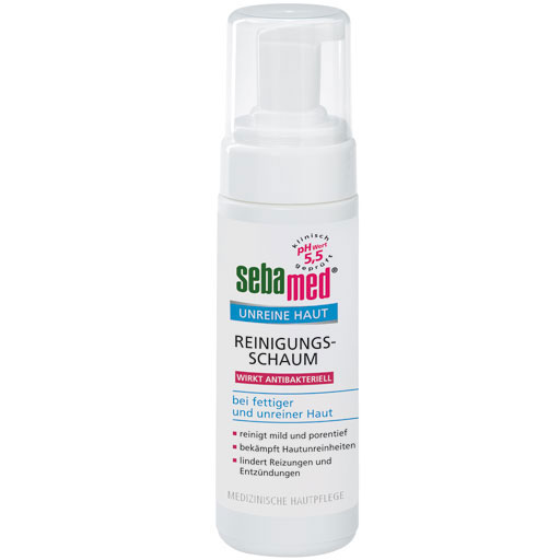 SEBAMED Unreine Haut Reinigungsschaum  150 ml  Schaum