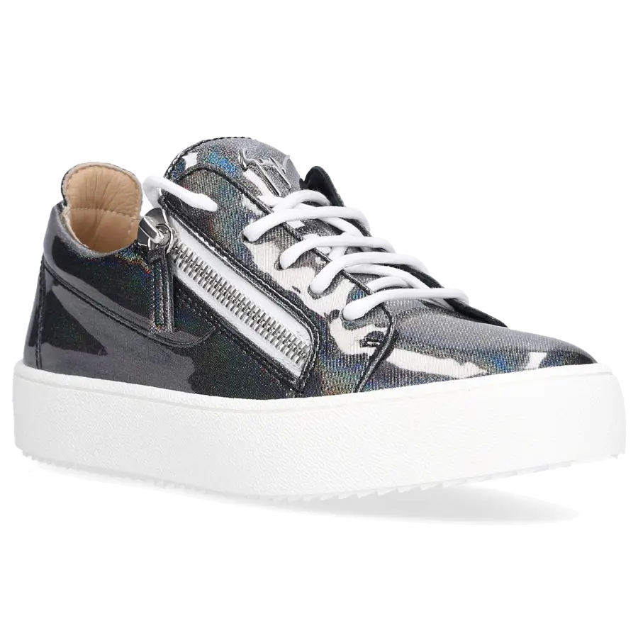 Giuseppe Zanotti - Sneaker low FRANKIE Lackleder - grau