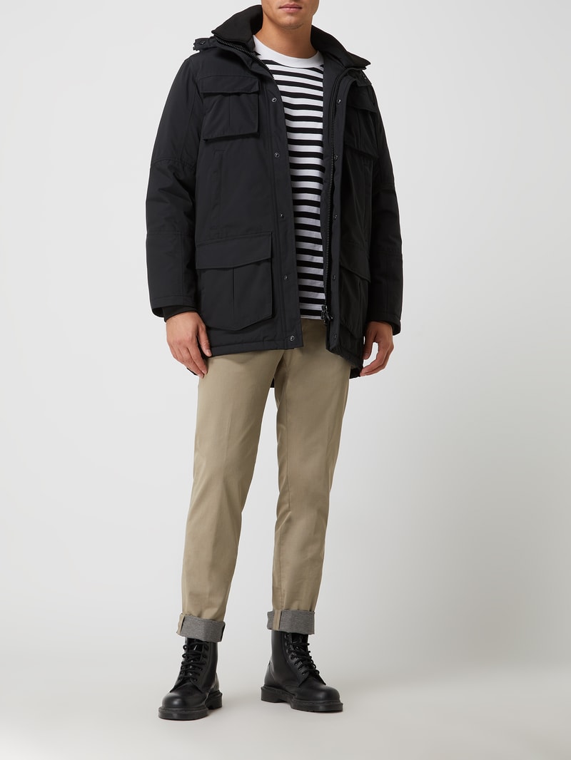 Vancouver 870 Funktionsjacke mit abnehmbarer Kapuze in schwarz
