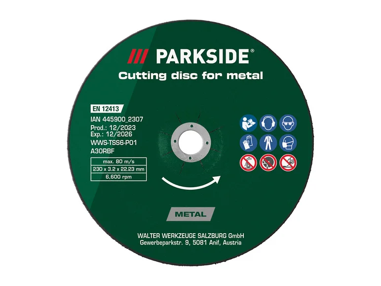 Disco de corte PARKSIDE® Zestaw, disco de rebarbação, disco de corte diamantado, Ø 230 mm