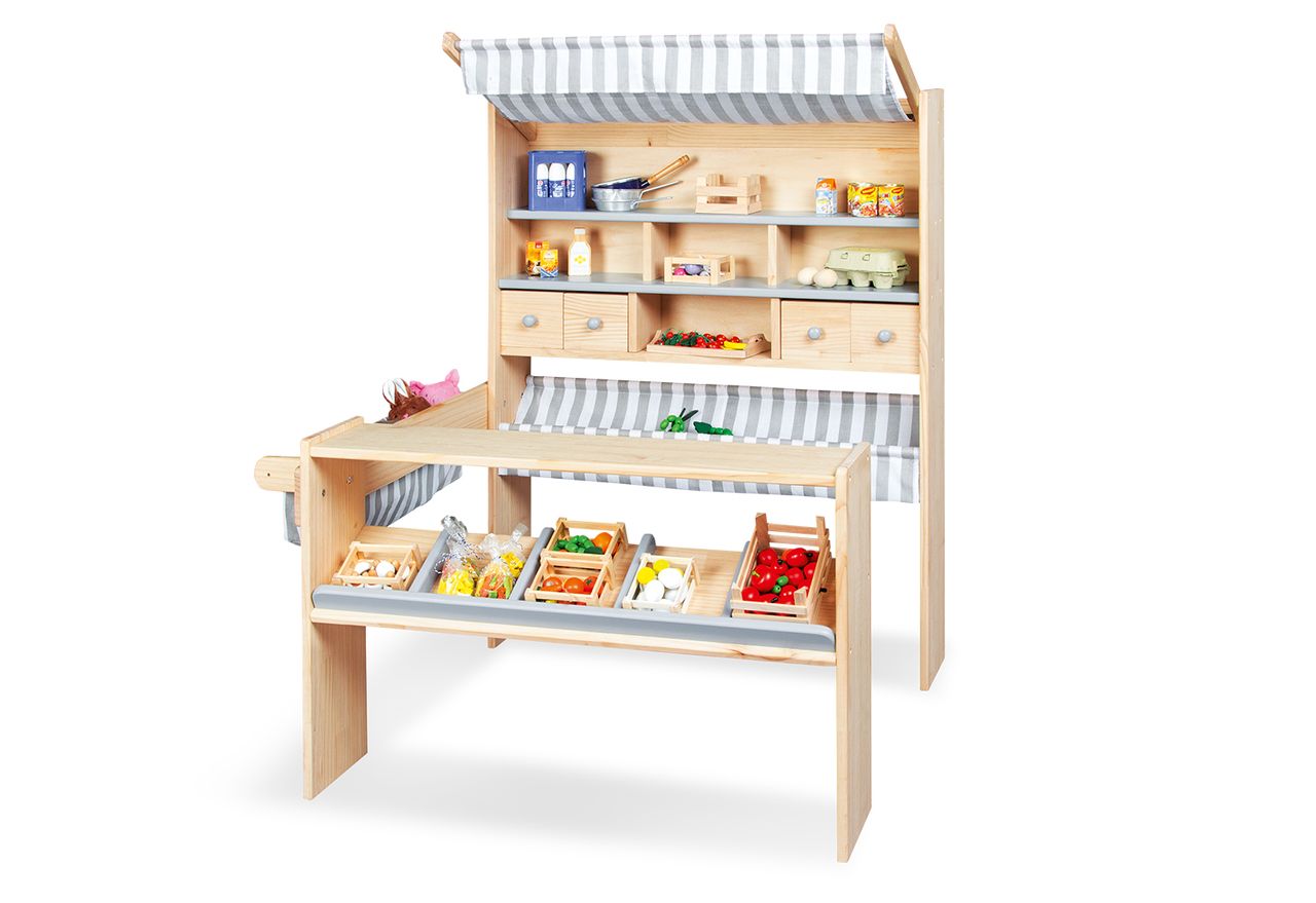 Pinolino Kinderträume Pinolino Marktstand Lucy, grau