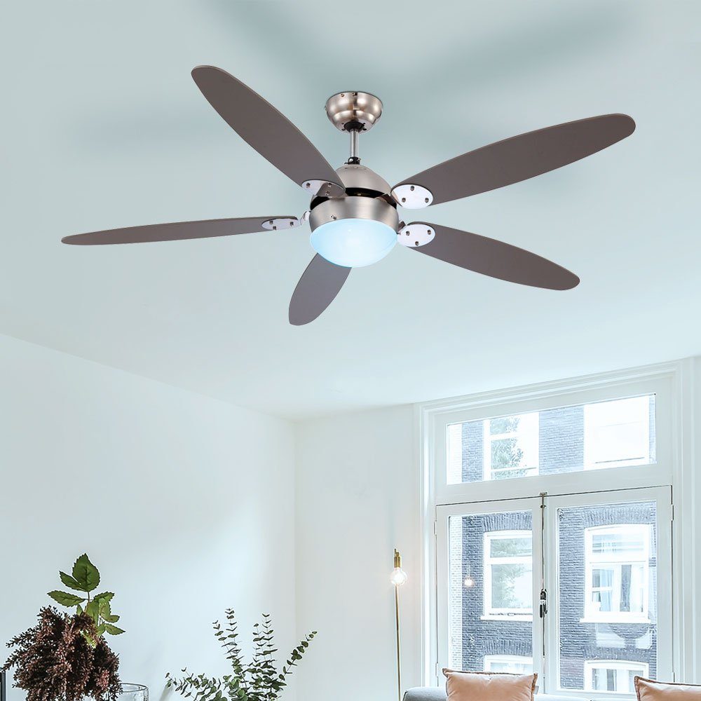 Globo Deckenventilator, Smart Home Decken Ventilator Alexa Google App Leuchte dimmbar im Set