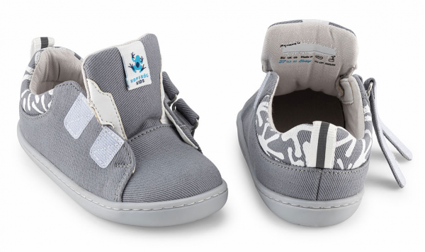 HopFrög ~ Smart Walker Canvas Sneaker ~ Eco Gray