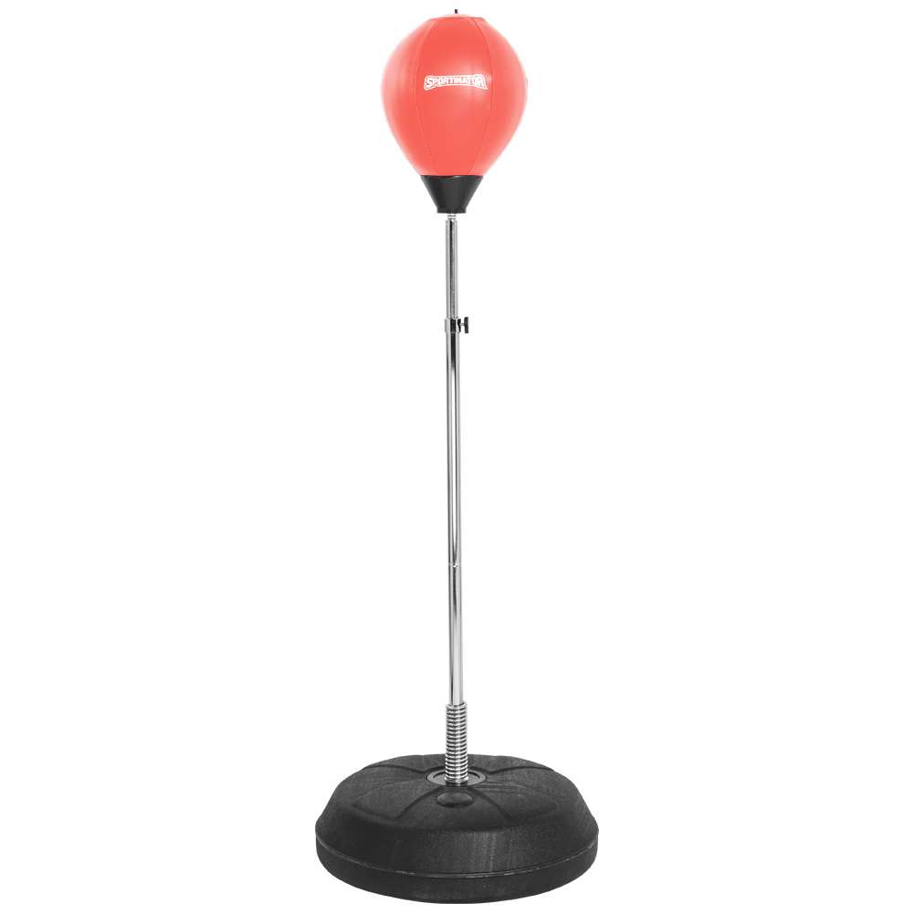 SPORTINATOR Punchingball Boxstand Standbox-Trainer inkl. Boxbirne & Boxhandschuhen rot