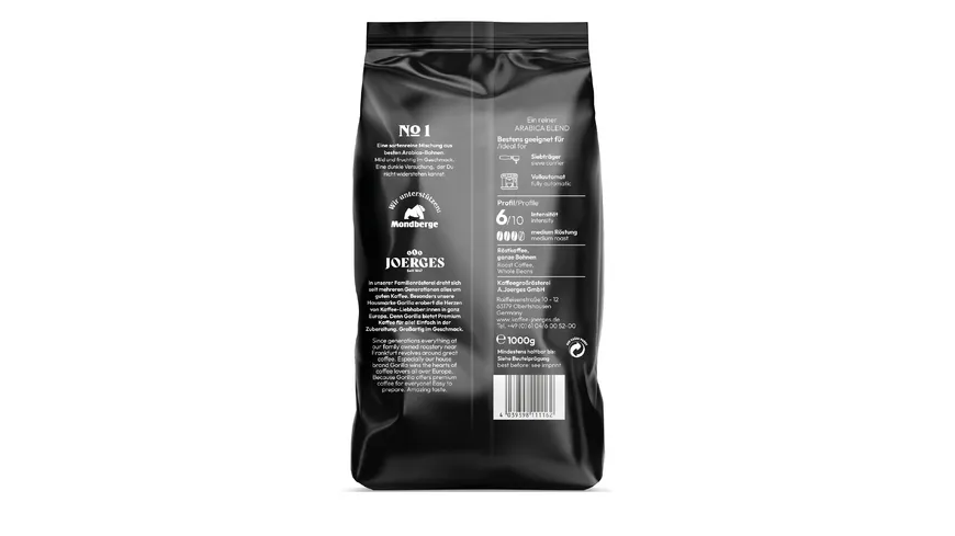 Espresso Gorilla Crema No.1 1 kg