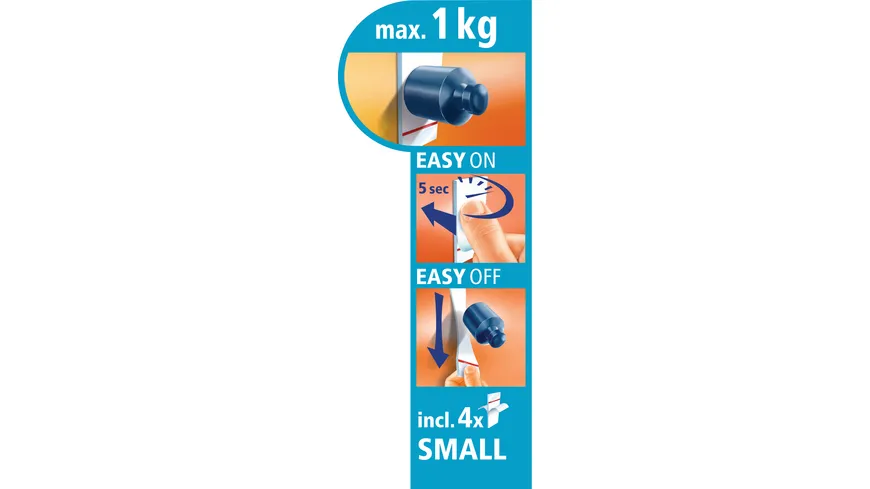 tesa®Powerstrips® Small weiß
