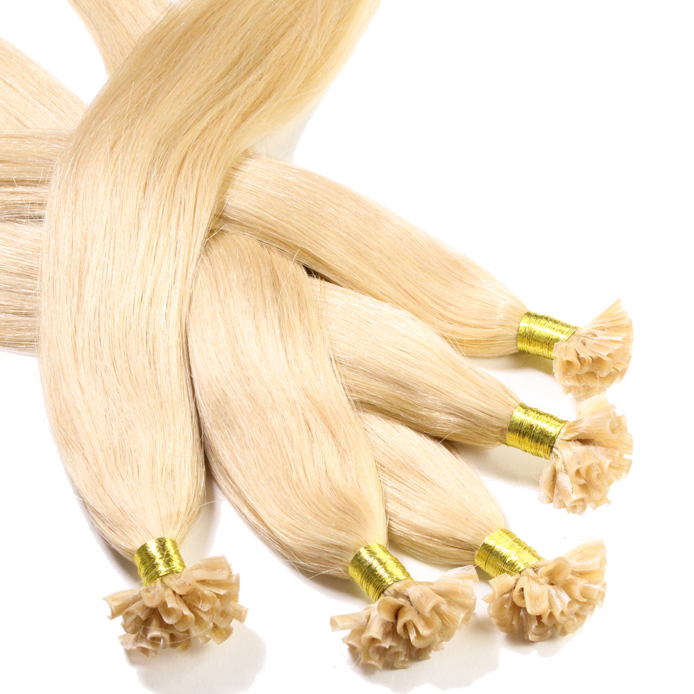 hair2heart Extensions à chaud bonding cheveux naturels #22 Blond doré 0.5g extensions