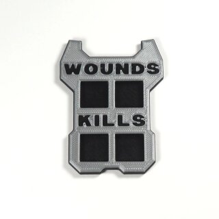 Chaos Knight Pro Token (Wounds & Kills)