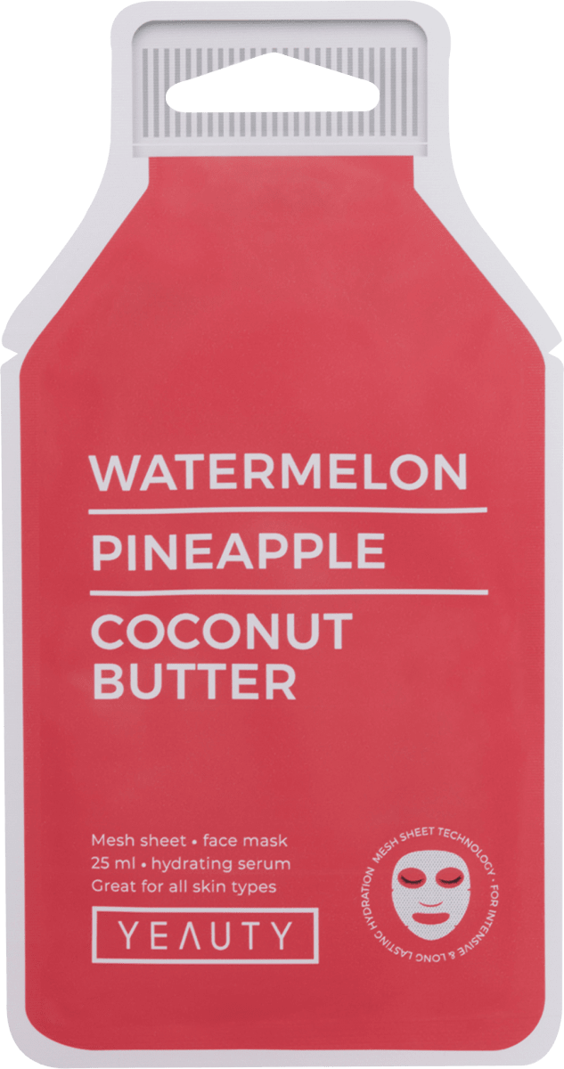 Tuchmaske Watermelon-Pineapple-Coconut Butter, 1 St
