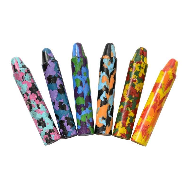 12 crayons multicolores Oxybul