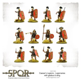 SPQR: Caesar's Legions - Legionaries with gladius & sling (EN)