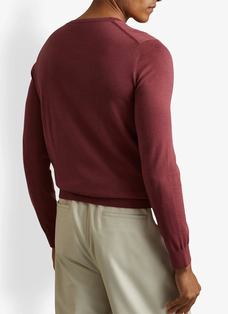Reiss Wessex fine knitted wool sweater