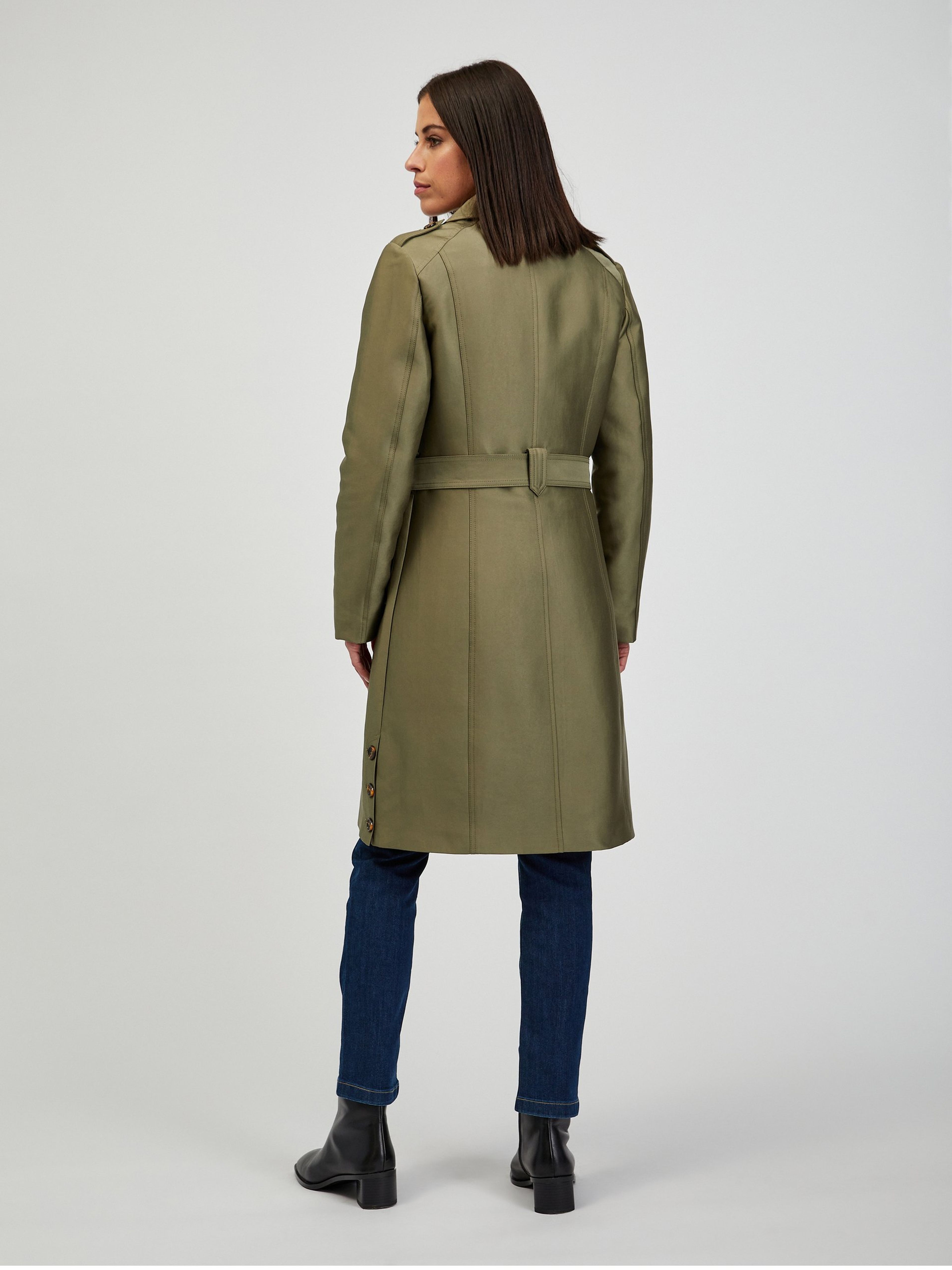 Khakifarbener Damen-Trenchcoat ORSAY