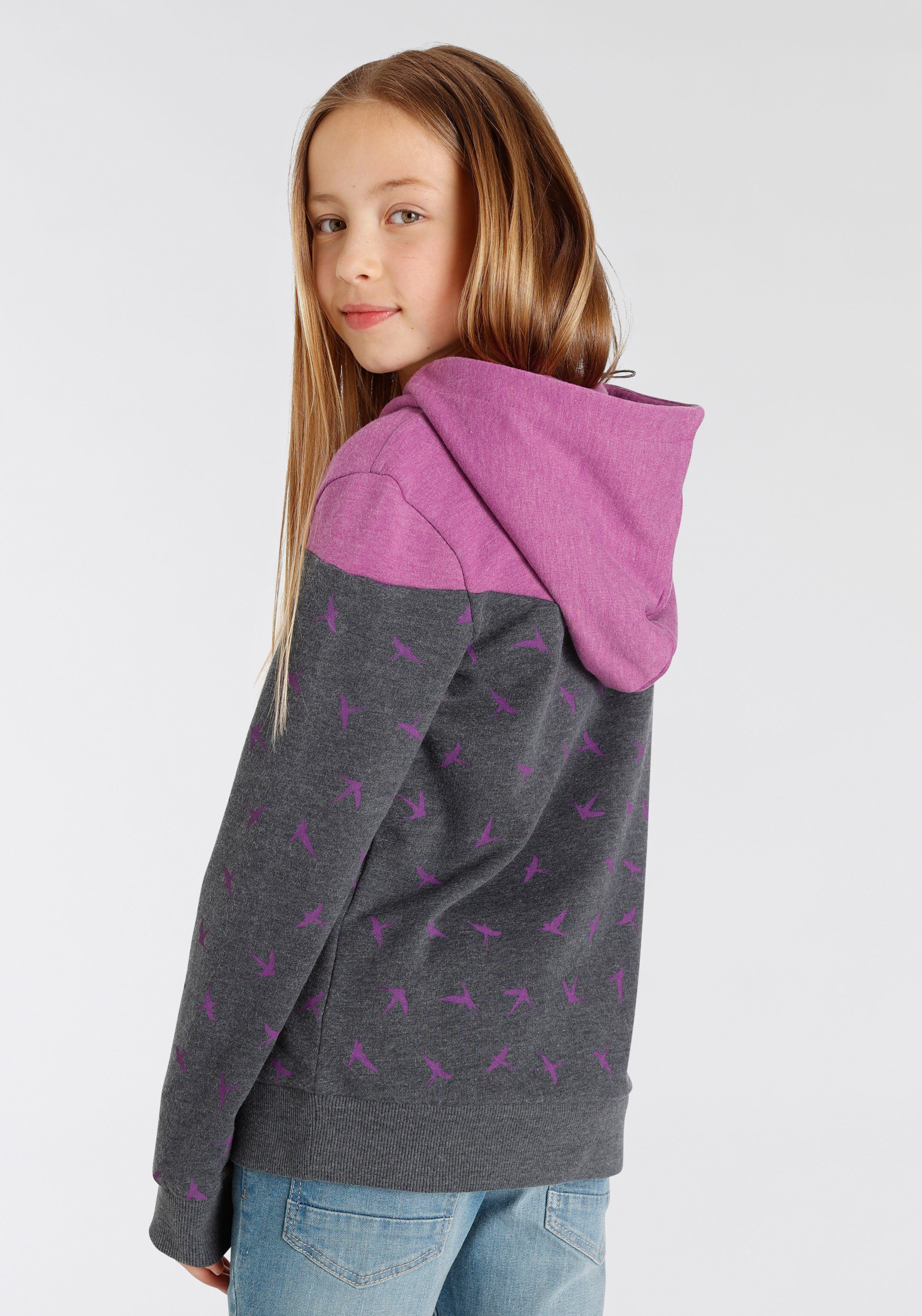 Alife & Kickin Kapuzensweatshirt mit süßem allover Druck NEUE MARKE! Alife & Kickin für Kids.