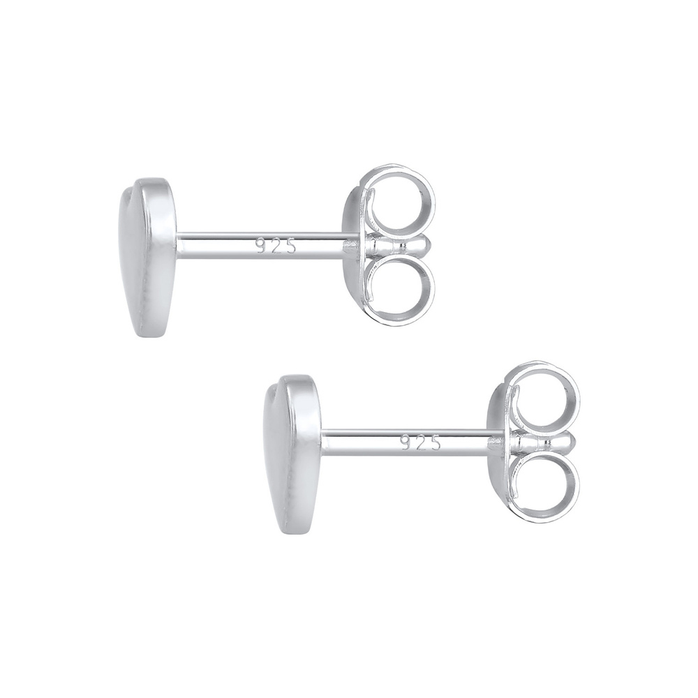 Elli Elli Ensemble de Bijoux Clous d'oreilles pendentifs en forme de coeur pour femme  Bijoux