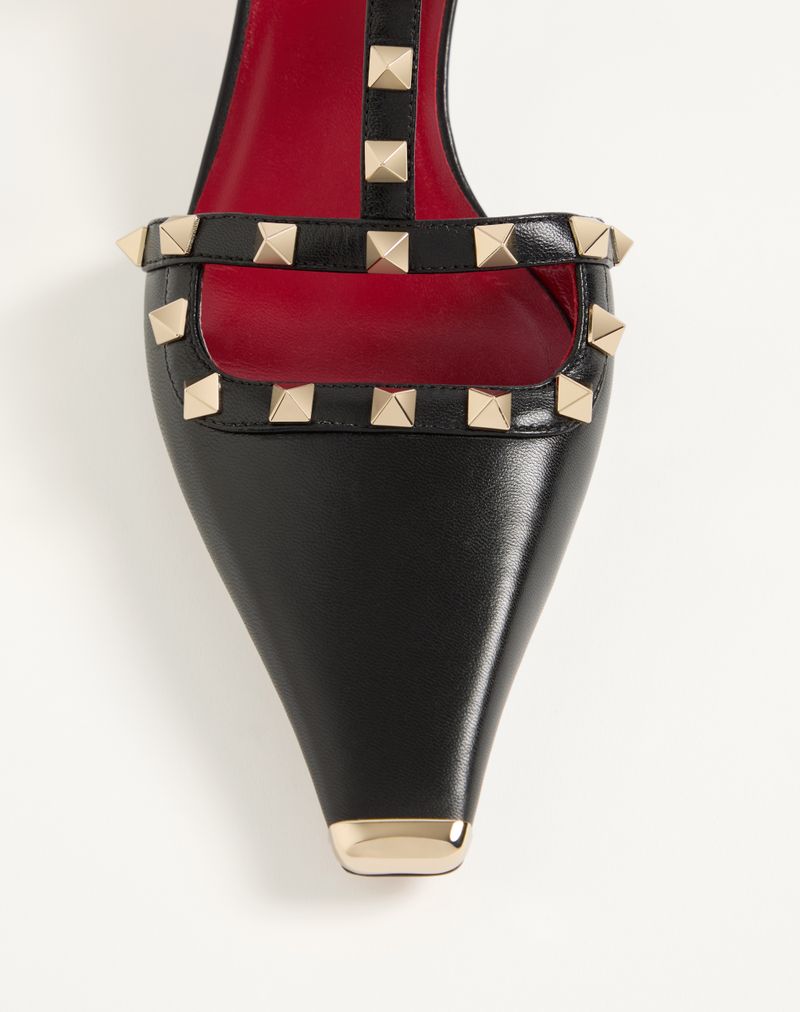 Rockstud Decote em Pele de Cabra 40mm