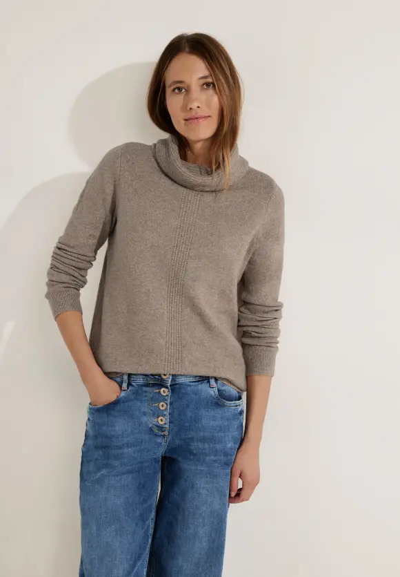 CECIL Pullover mit Rollkragen