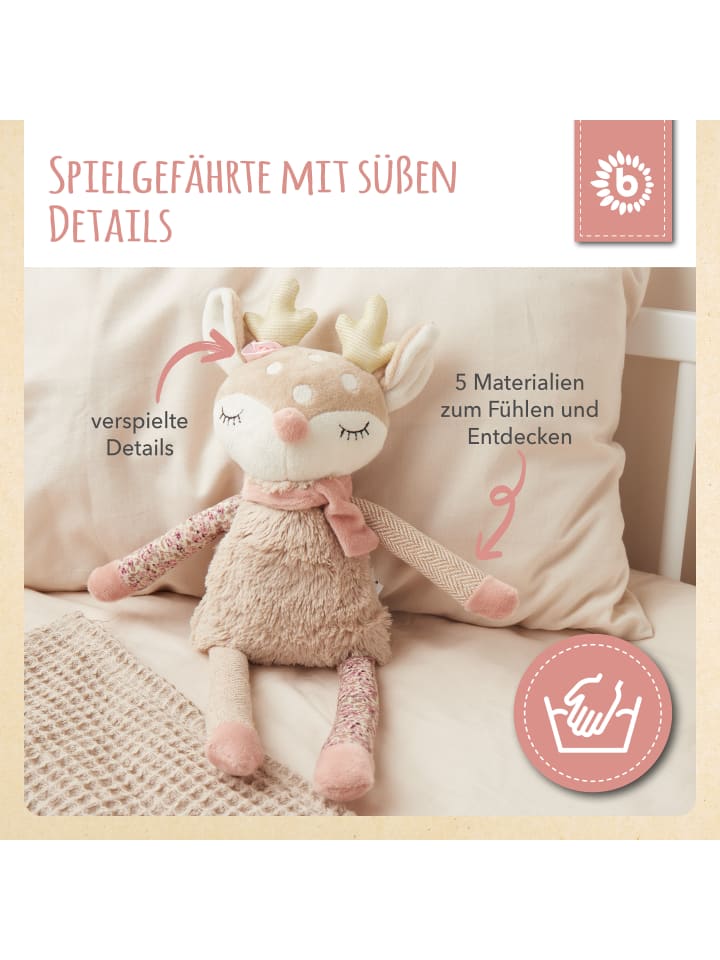 Bieco Spielwaren Kuscheltier Großes Reh - ab Geburt in Beige günstig kaufen onesize