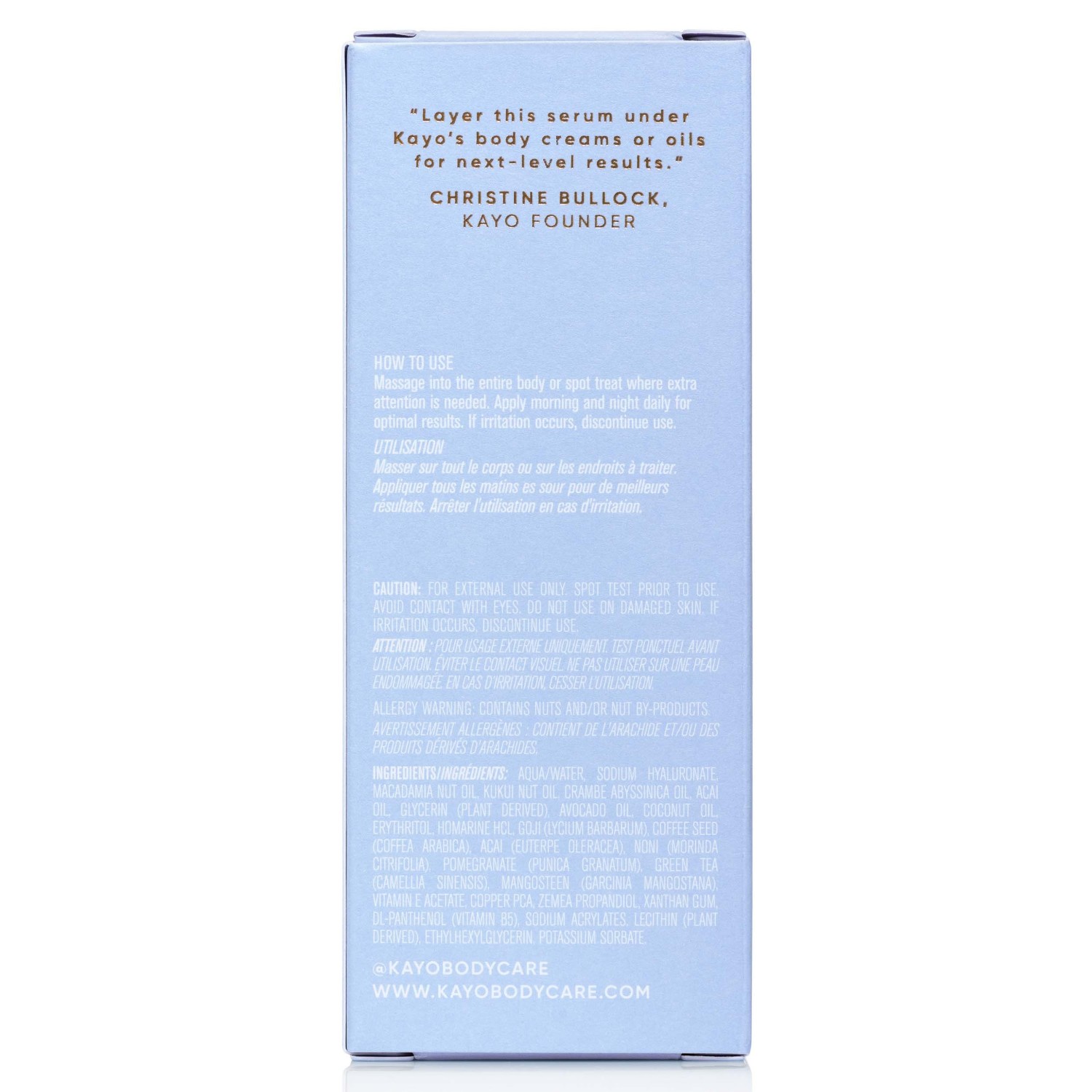 Kayo Body Care Codzienne serum remodelujące